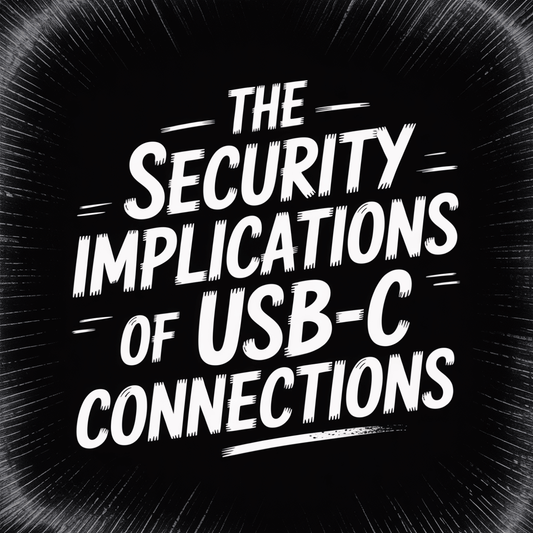 Title graphic for an article on the security implications of USB-C connections.