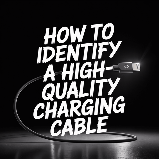 How to identify a high quality charging cables for optimal performance and safety.