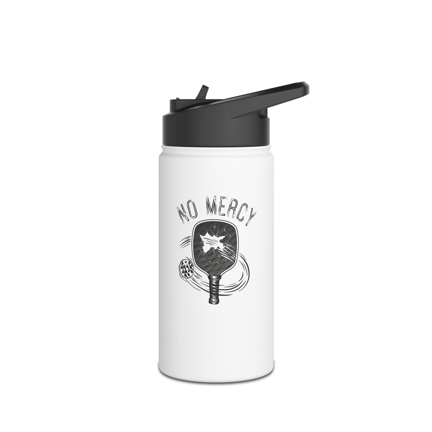 No Mercy Pickleball Series - Stainless Steel Water Bottle with Standard Lid
