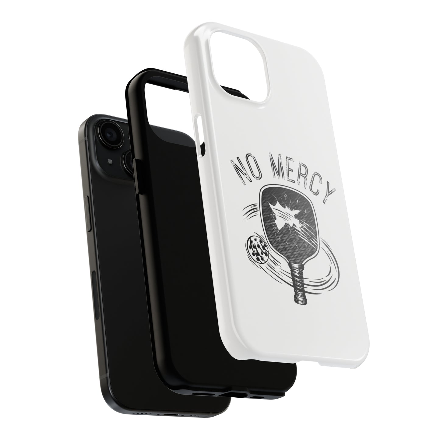 No Mercy Pickleball Series - Tough Dual-Layer Phone Case for Apple iPhone