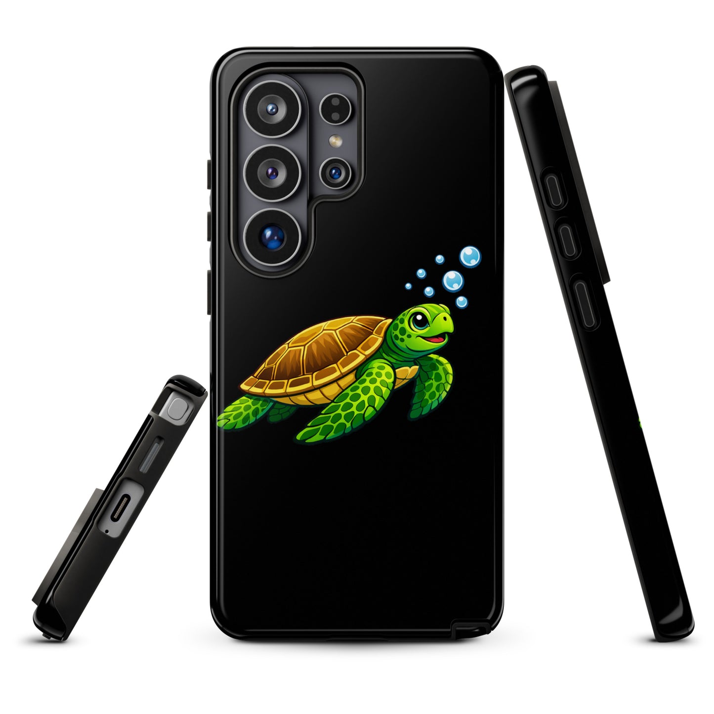 Phone Case for Samsung Galaxy with sea turtle artwork, offering vibrant ocean-inspired style and protection.