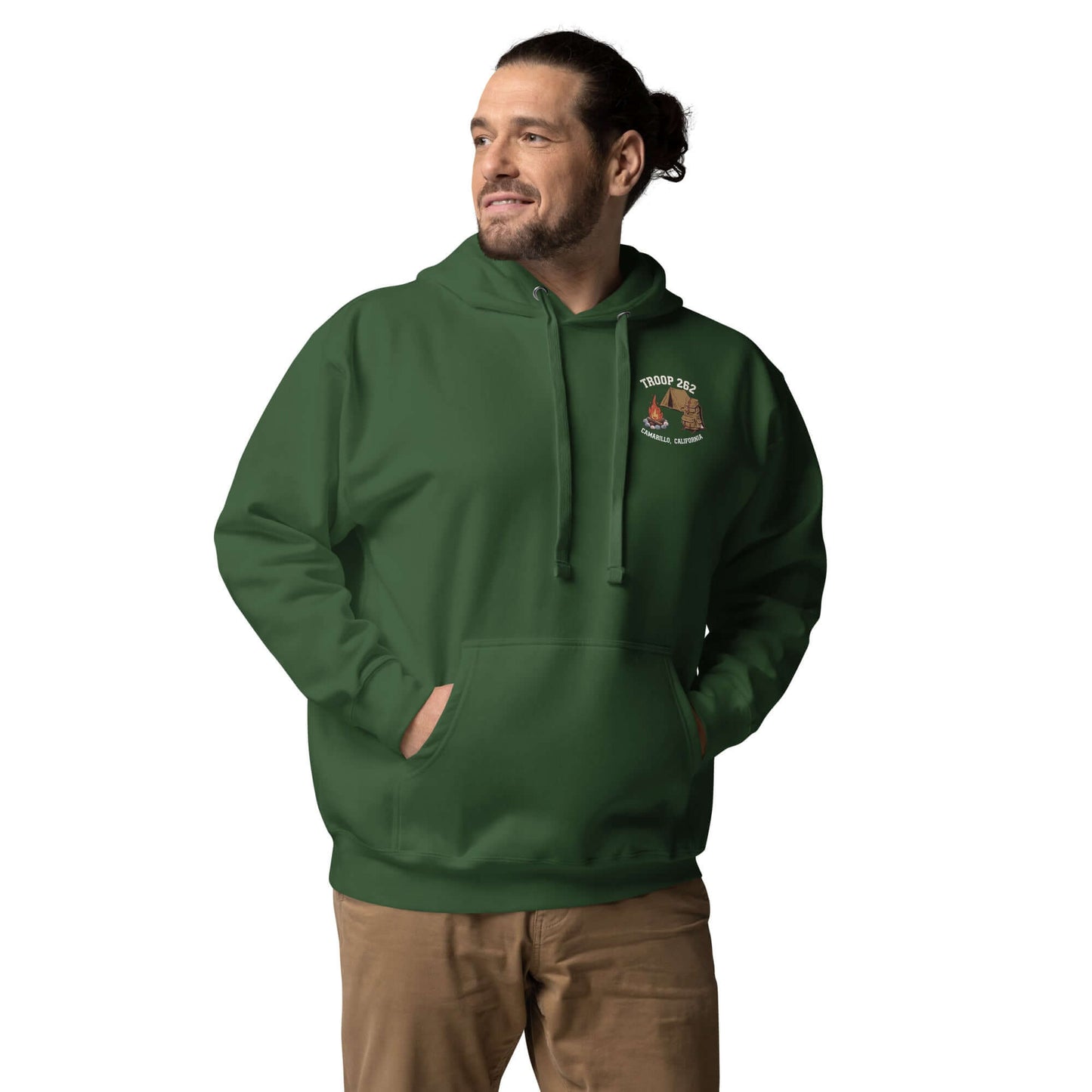 Adult Unisex Hoodie - ASM - Camping Standard Edition for Troop 262, stylish and comfortable, perfect for Scout leaders.
