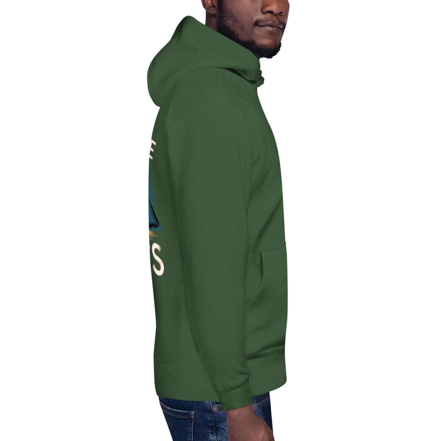 Adult Unisex Hoodie - ASM - Camping Standard Edition, showcasing a side view and design for Troop 262 members.