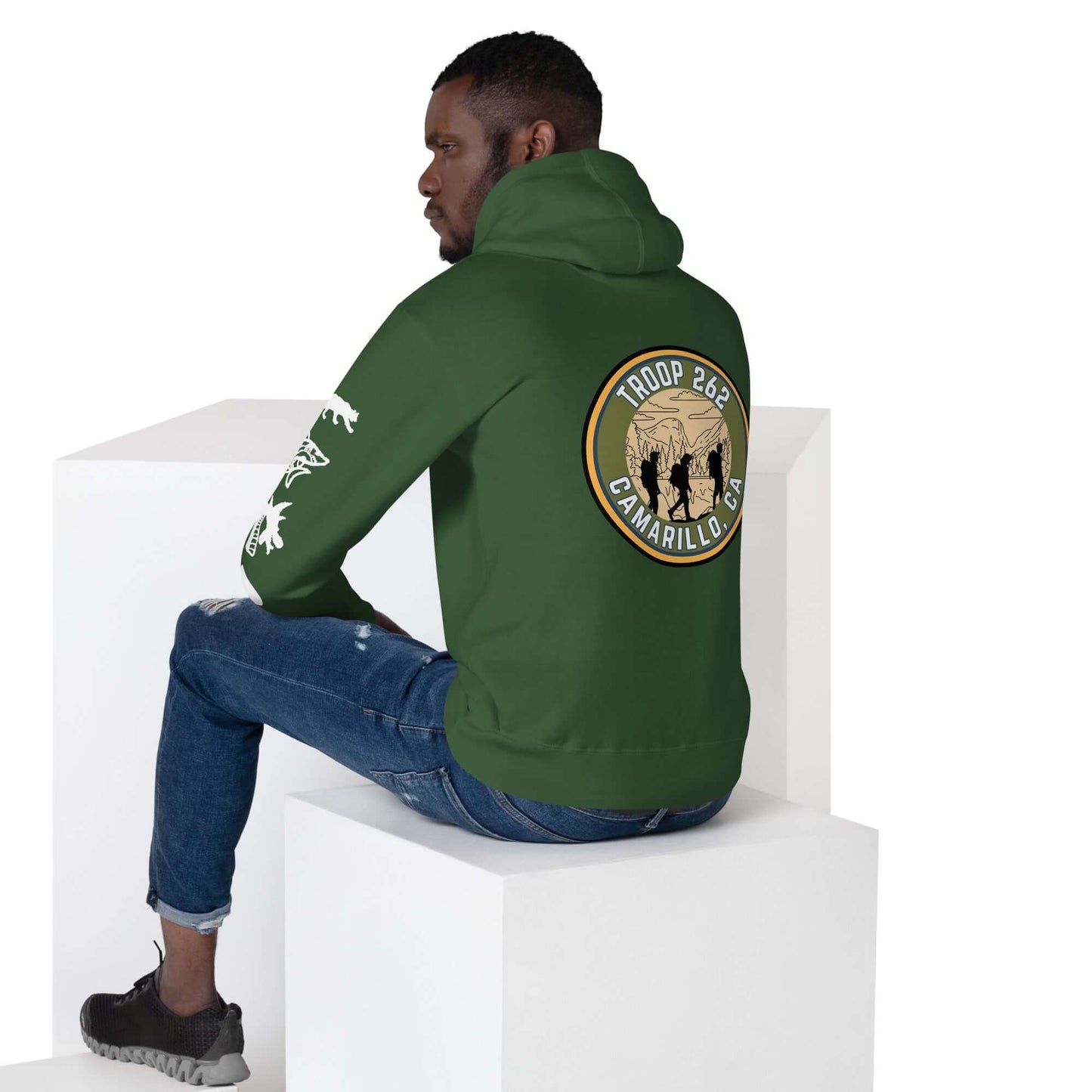 Adult unisex hoodie from Troop 262, featuring a stylish design perfect for scouts and outdoor enthusiasts.