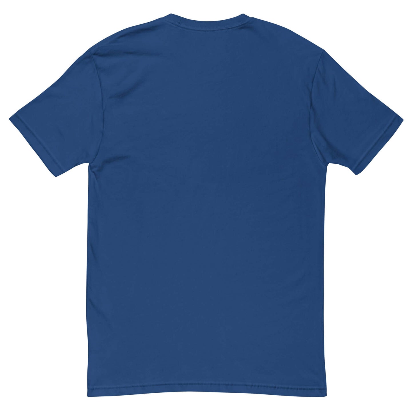 Back view of Haunted Pickleball Phantoms Halloween Tee in blue, perfect for spooky pickleball fans.