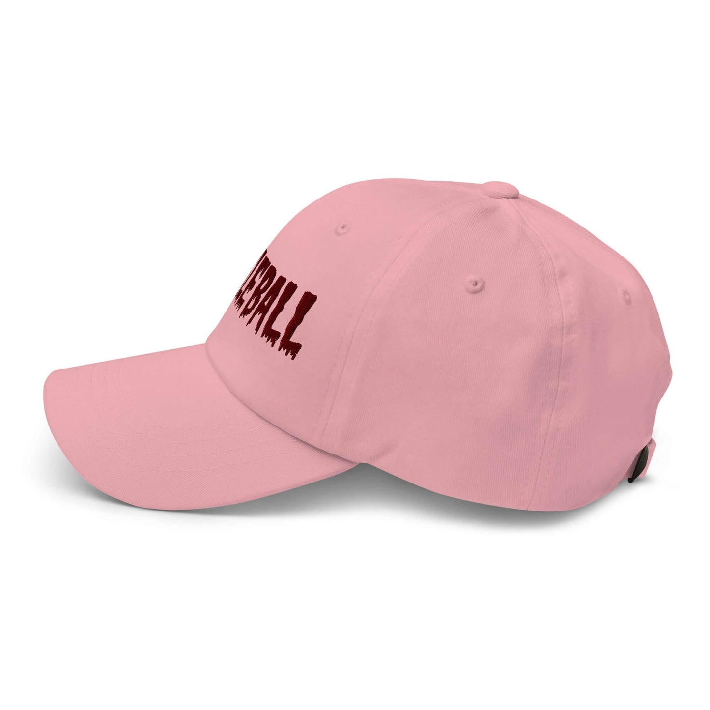 left of Haunted Halloween Pickleball Spirit Hat: Eerie Style for the Court (pink)