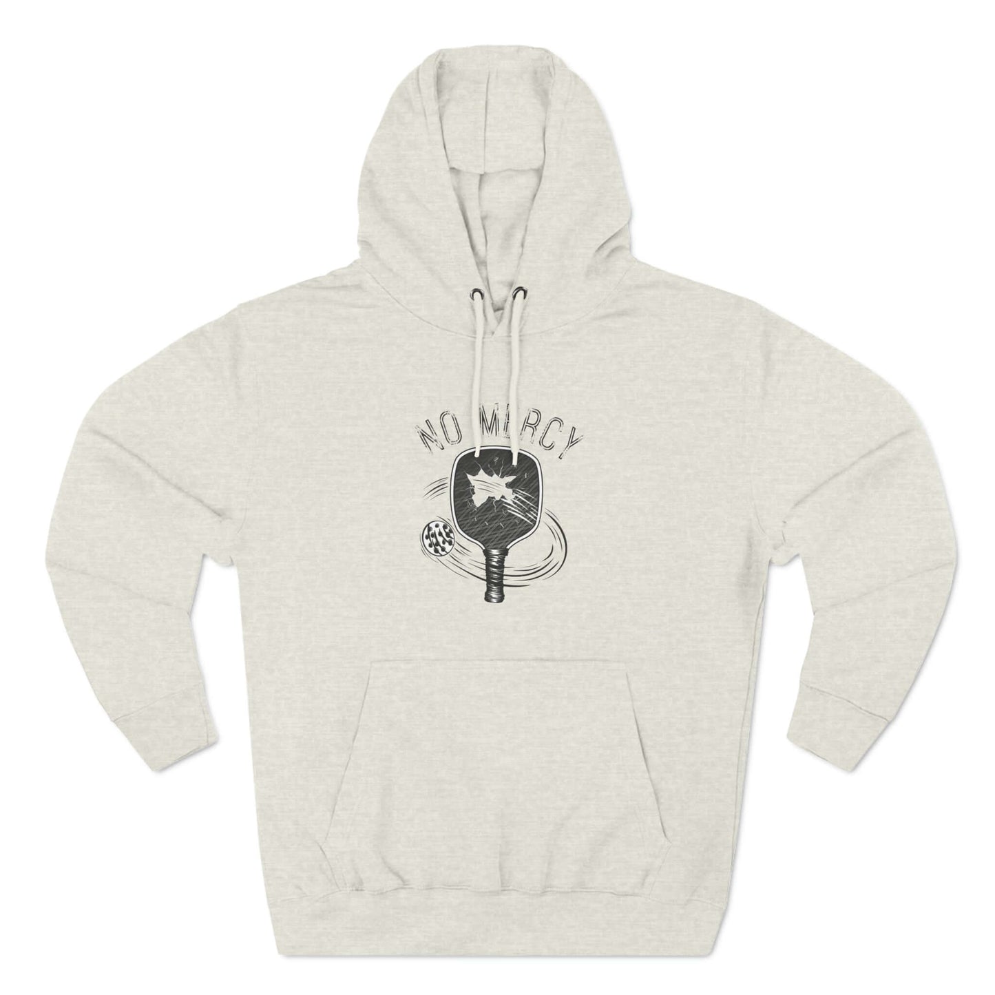 No Mercy FO Pickleball Hoodie with Three-Panel Fleece Lining, Durable and Cozy Pullover for Cold Weather Court Play