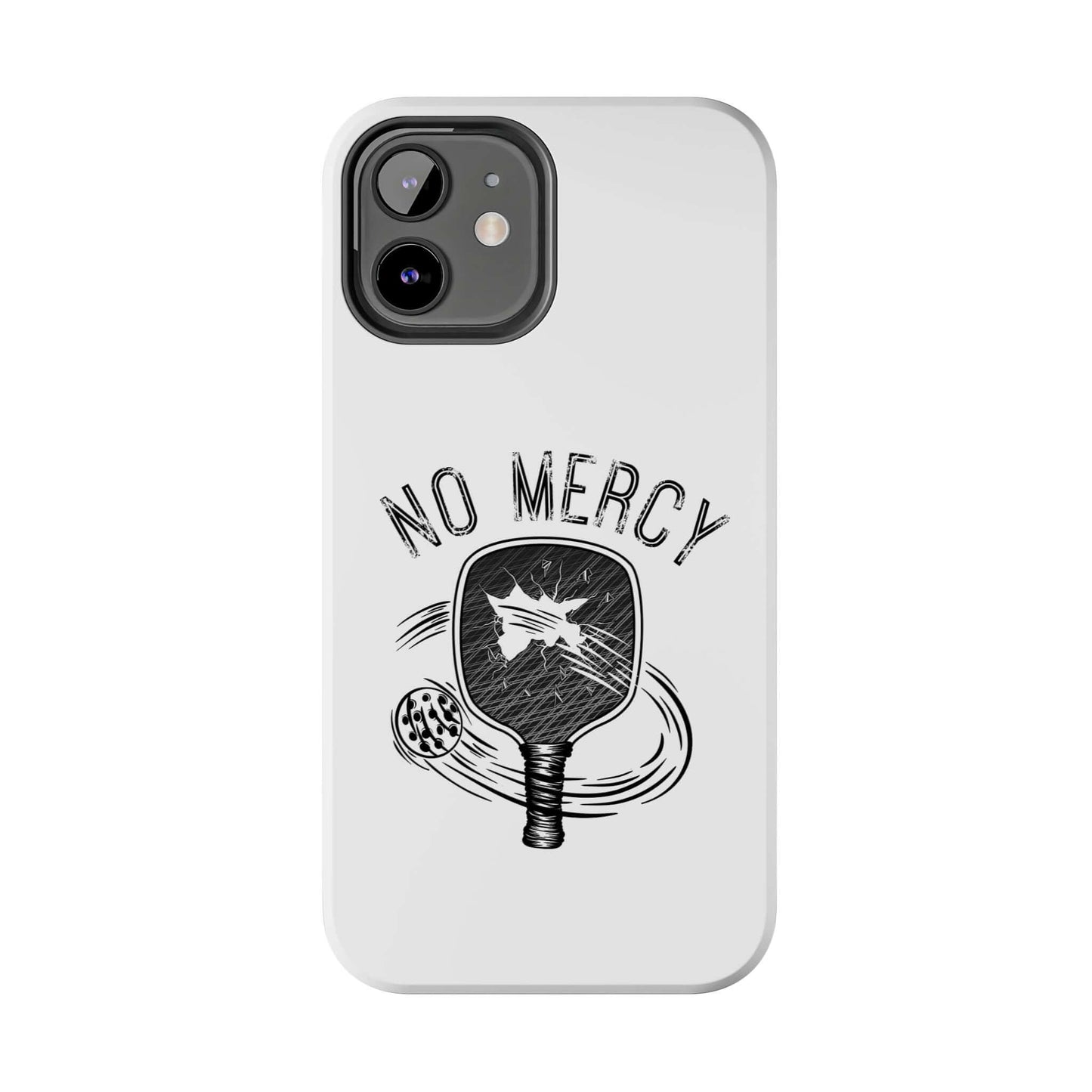 "No Mercy Pickleball Series Tough Dual-Layer Phone Case for Apple iPhone"