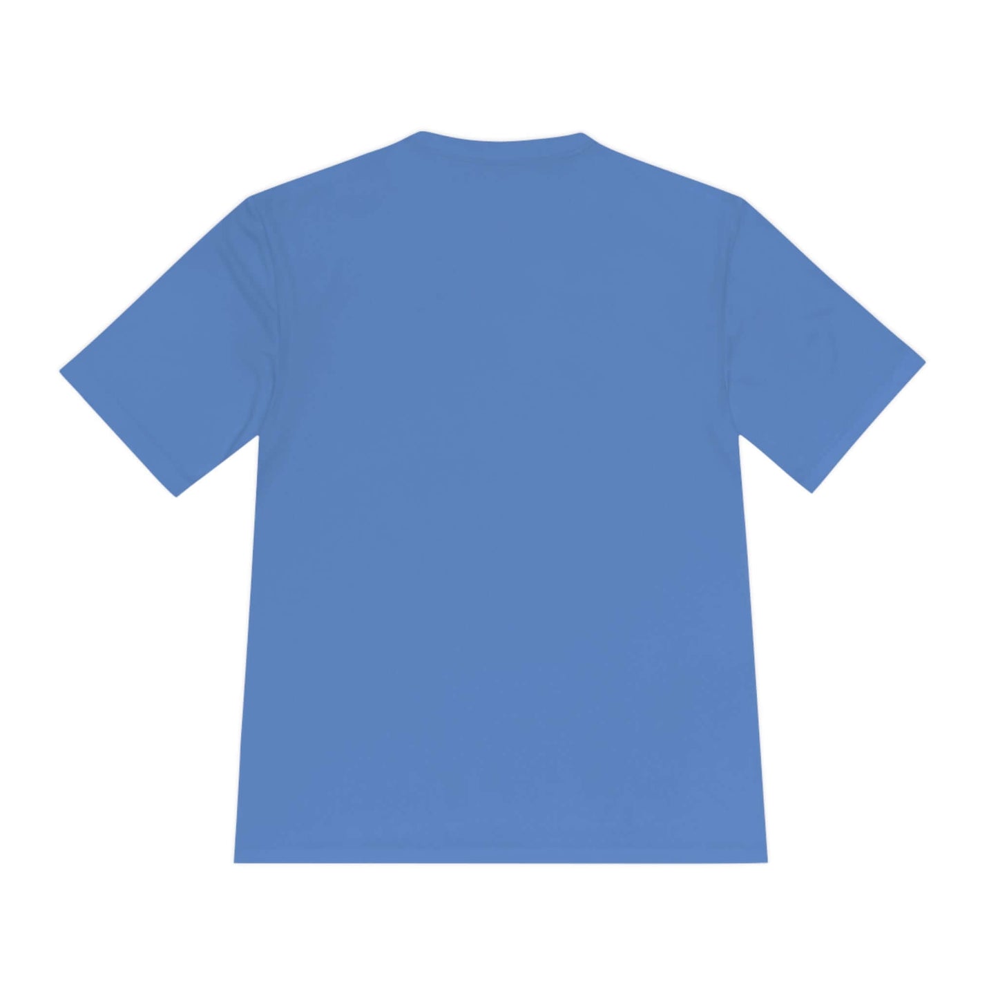 Blue "No Mercy" Pickleball Performance T-Shirt with Dry-Fit Moisture Wicking for Comfort and Style.