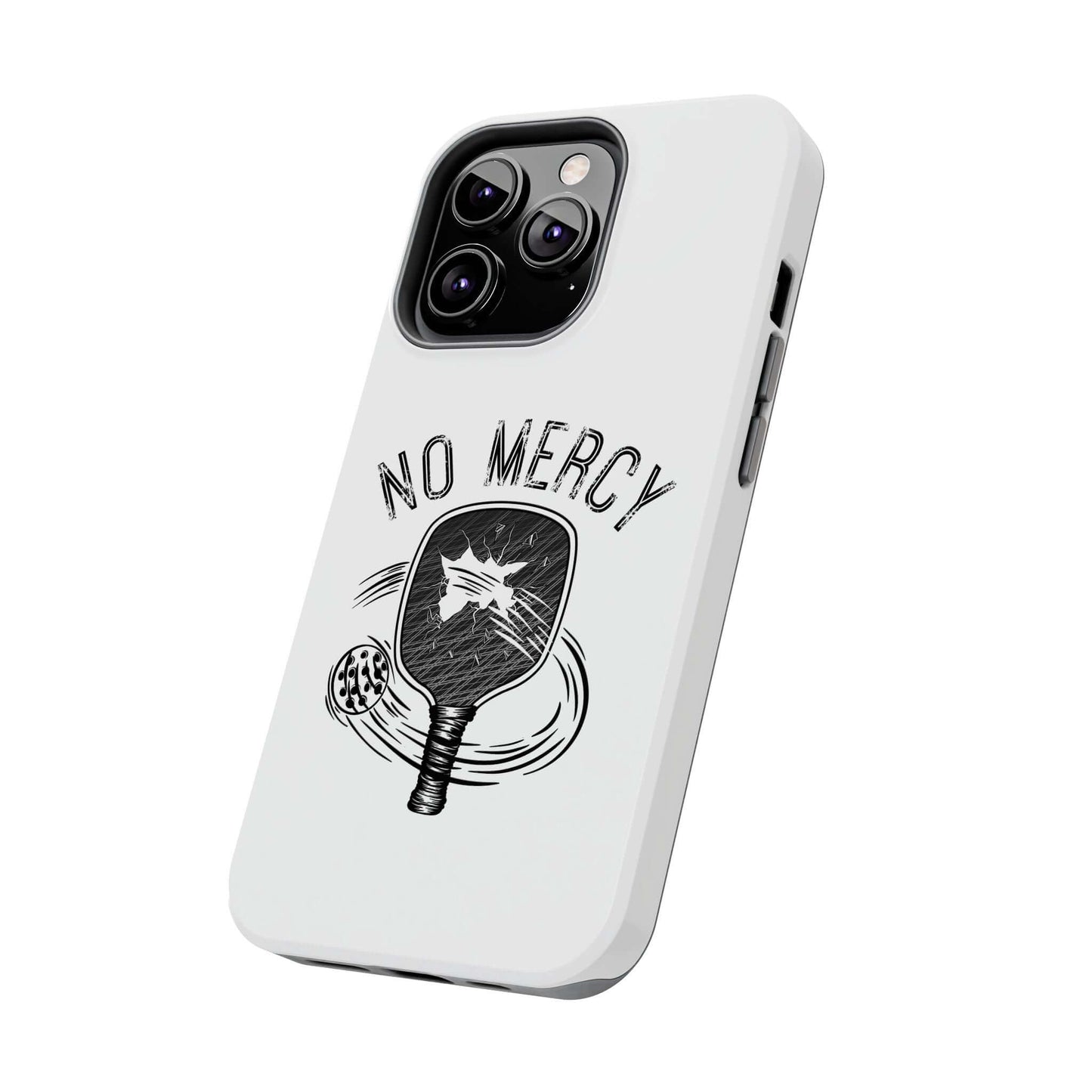 "No Mercy Pickleball Phone Case for Apple iPhone with Dual-Layer Protection by RND Power Solutions"