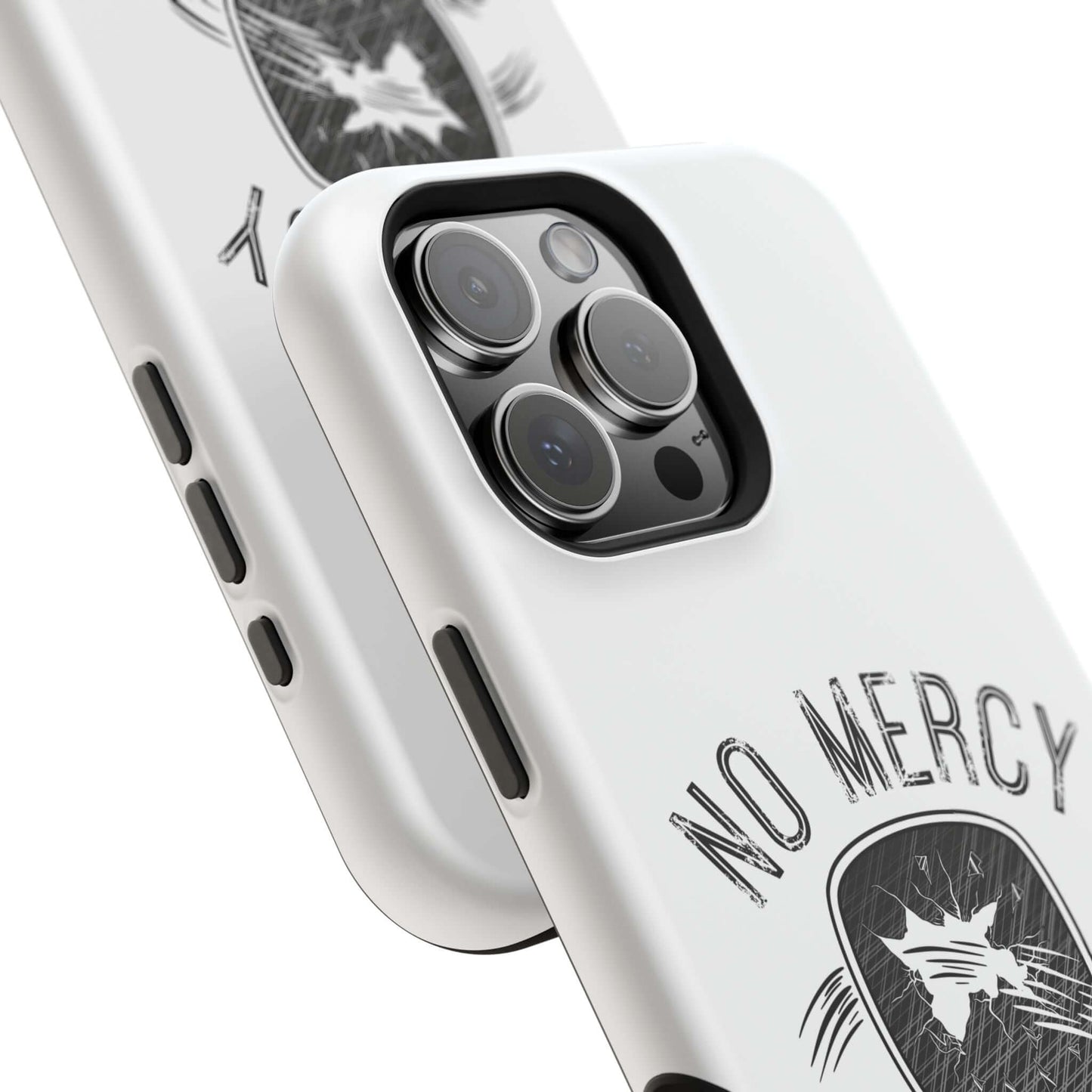 No Mercy Pickleball MagSafe iPhone Case with Dual-Layer Design Featuring Tough Polycarbonate and Black TPU Lining