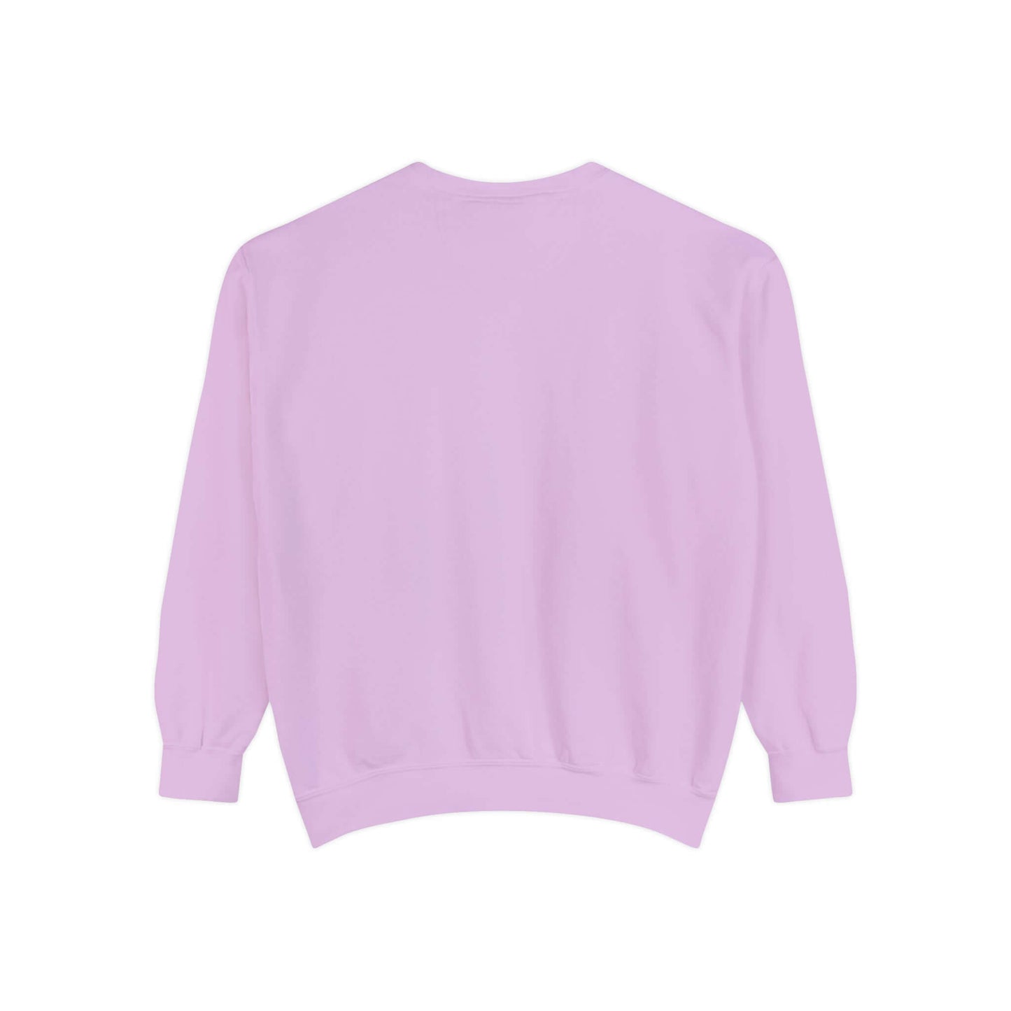 Unisex garment-dyed sweatshirt in lavender from the No Mercy Pickleball Series, perfect for on and off the court comfort and style.