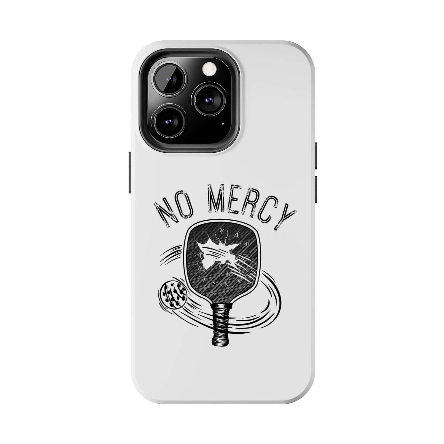 "No Mercy Pickleball Phone Case for iPhone with Dual-Layer Protection"