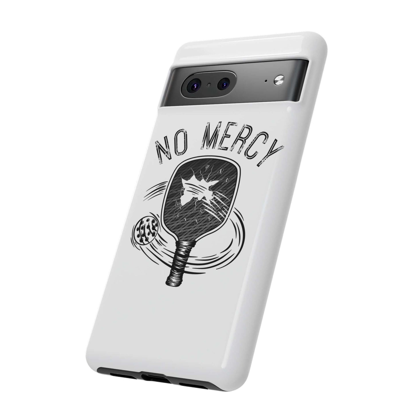 "No Mercy Pickleball Tough Phone Case for Google Pixel, durable polycarbonate shell, RND Power Solutions"