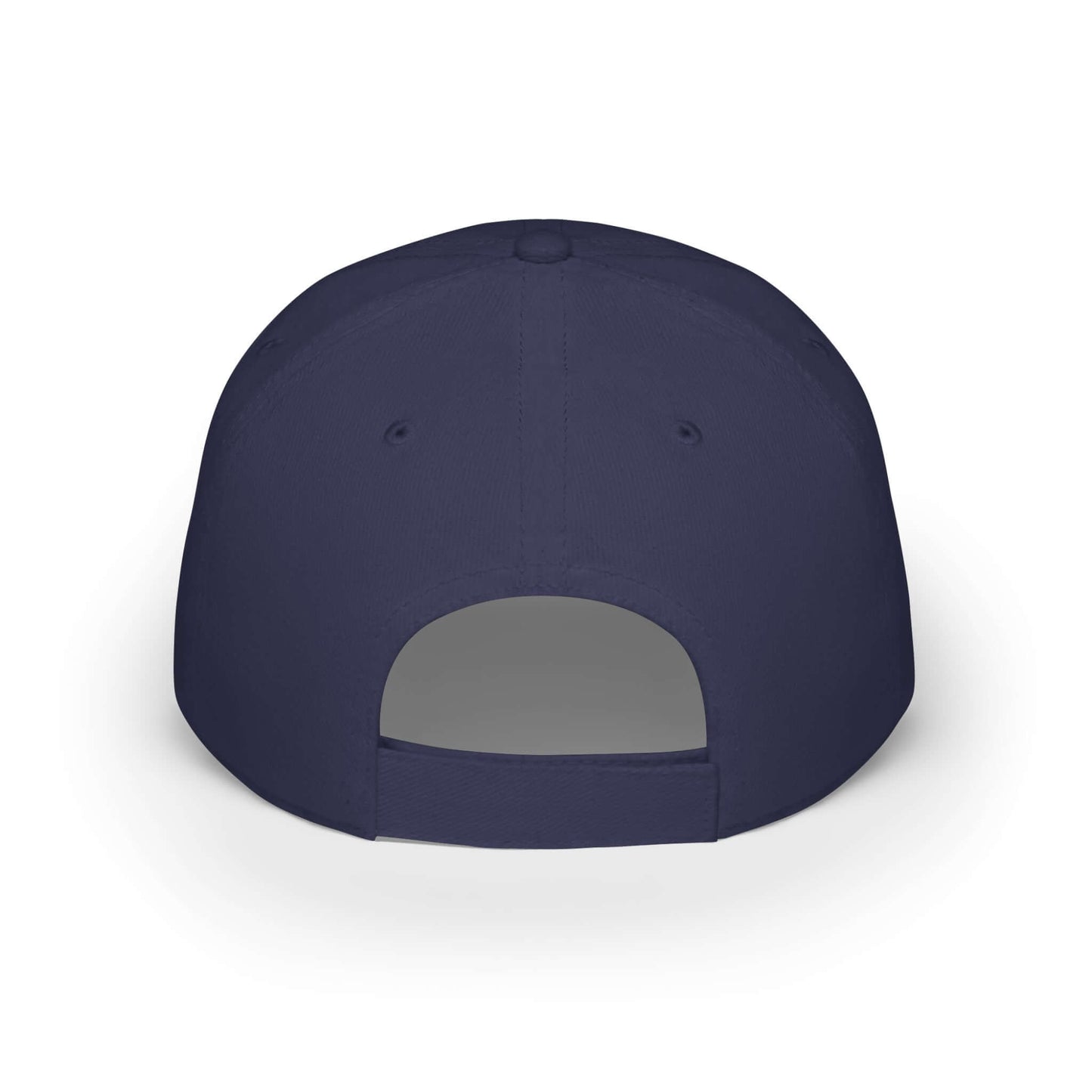 Back view of Pickleball American Flag Series low profile baseball cap in navy blue.