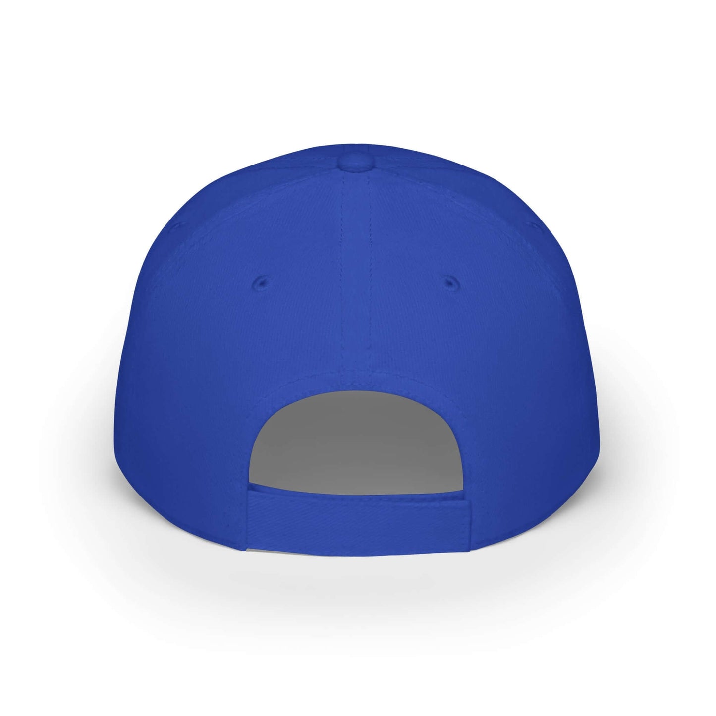 Blue Pickleball American Flag Series low profile baseball cap back view