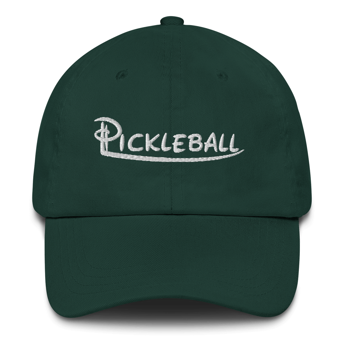 Low Profile Pickleball Hat with Embroidered Pickleball Logo and Adjustable Strap