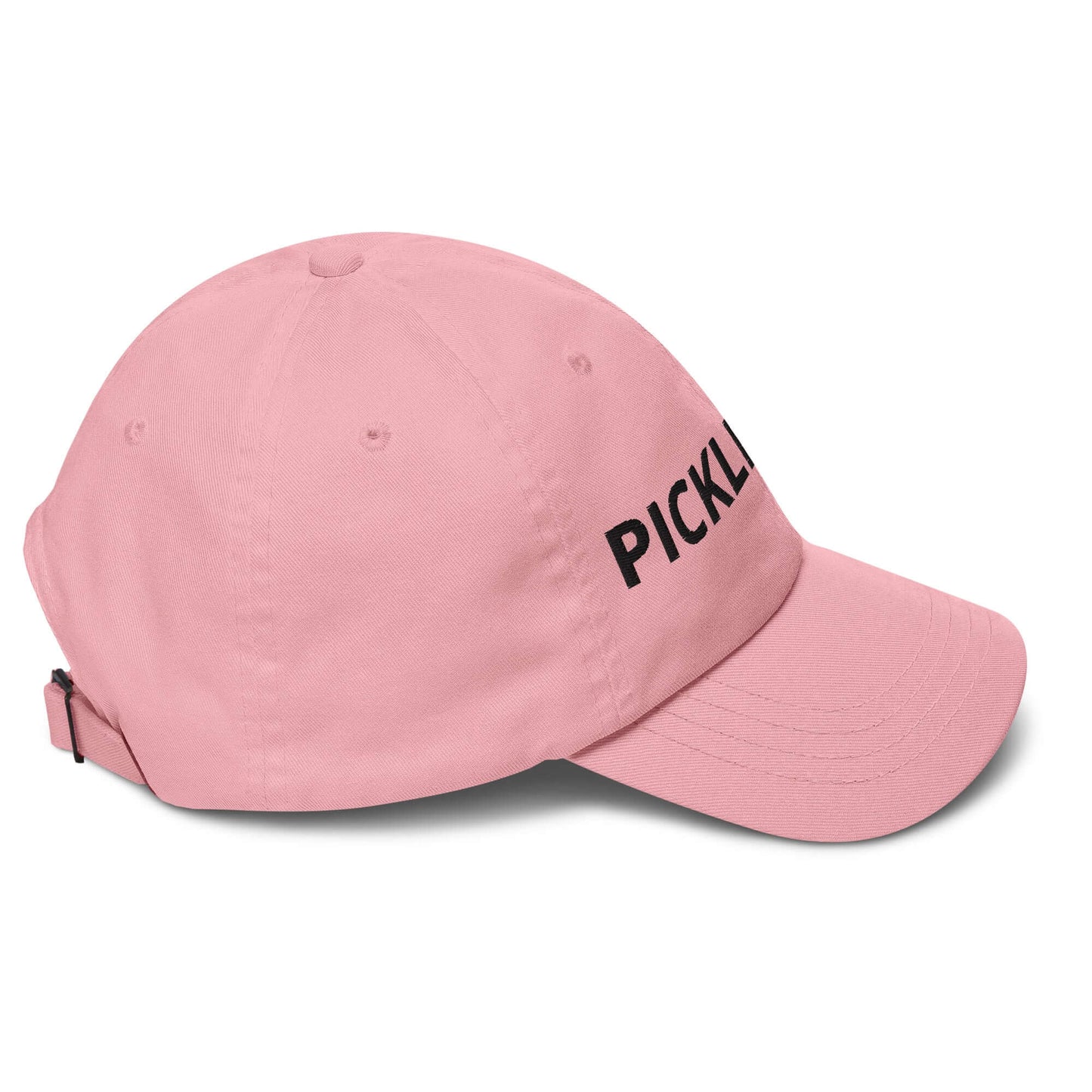 Pink Pickleball Dad Hat with Bold Embroidered Text for Sport Enthusiasts