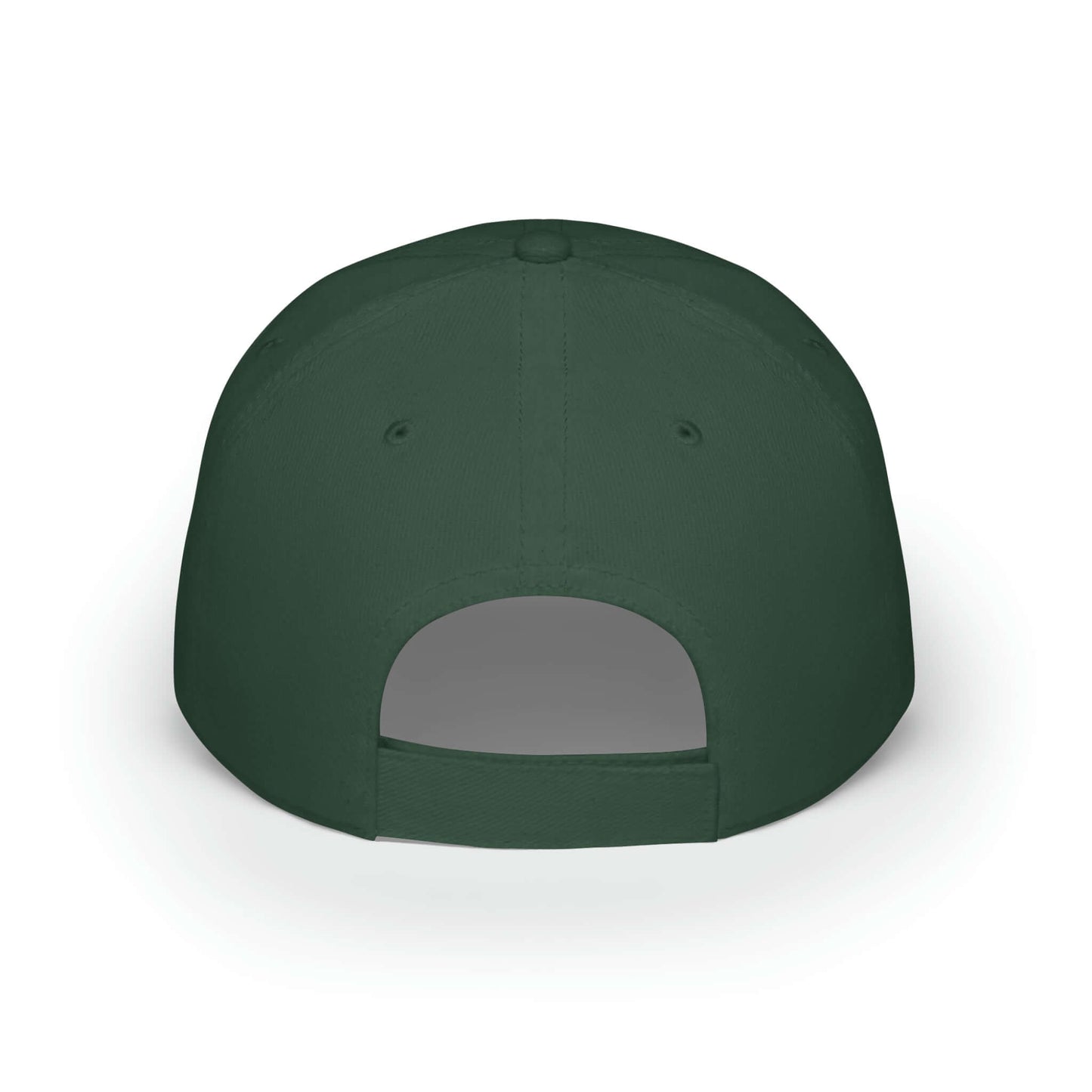 Green Pickleball Urban Series cap back view with adjustable strap, 100% cotton twill for comfort and durability.