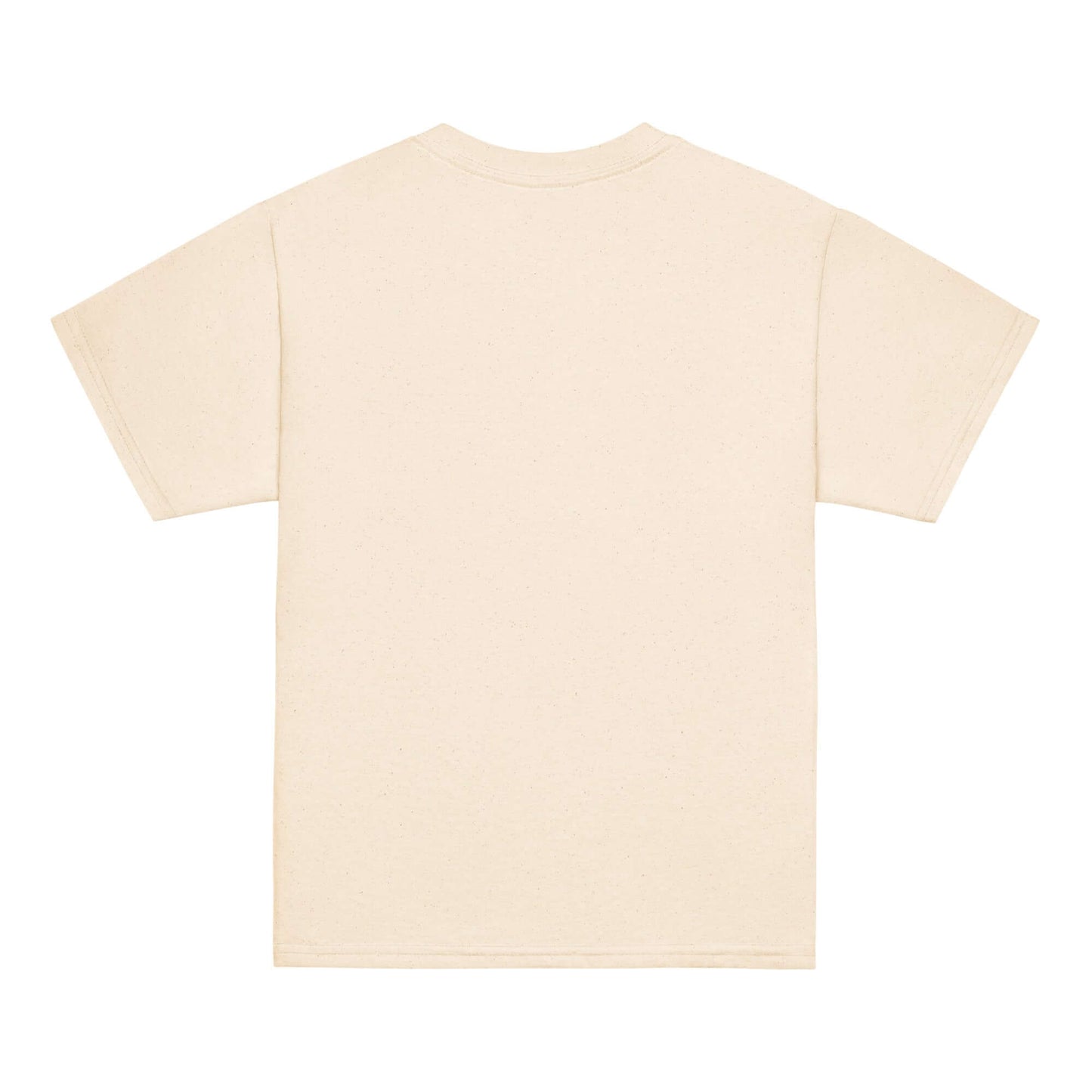 Back view of the PUP LUV Youth Classic Tee from the July Winters Collection, showcasing a soft cream fabric.