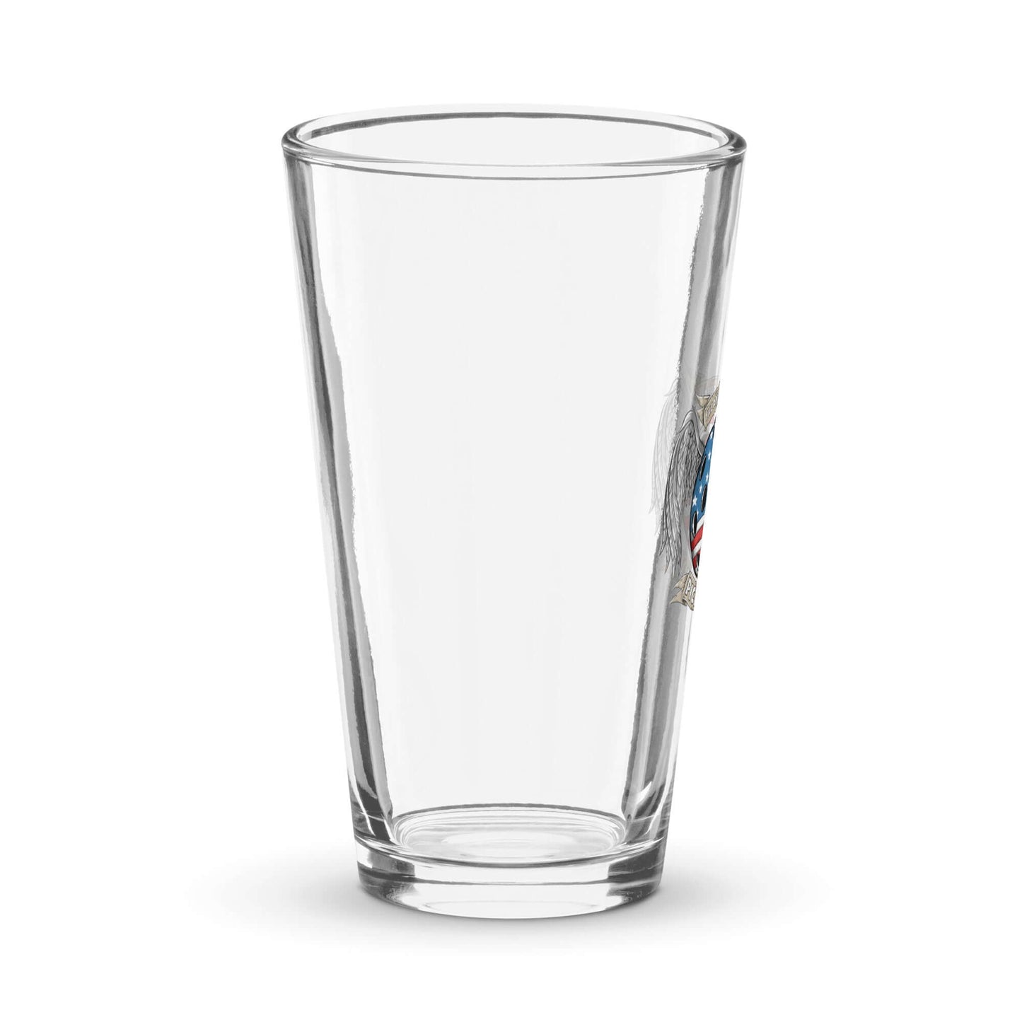 The American Dream Pickleball Shaker Pint Glass for post-game celebrations, holds 16 oz beverage, perfect for enthusiasts.