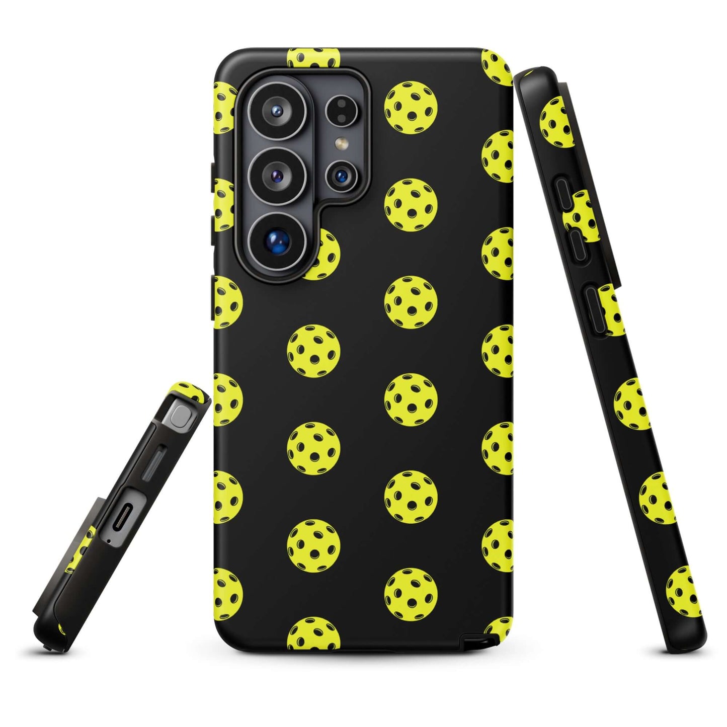 Phone Case for Samsung Galaxy with pickleball pattern for sporty style.