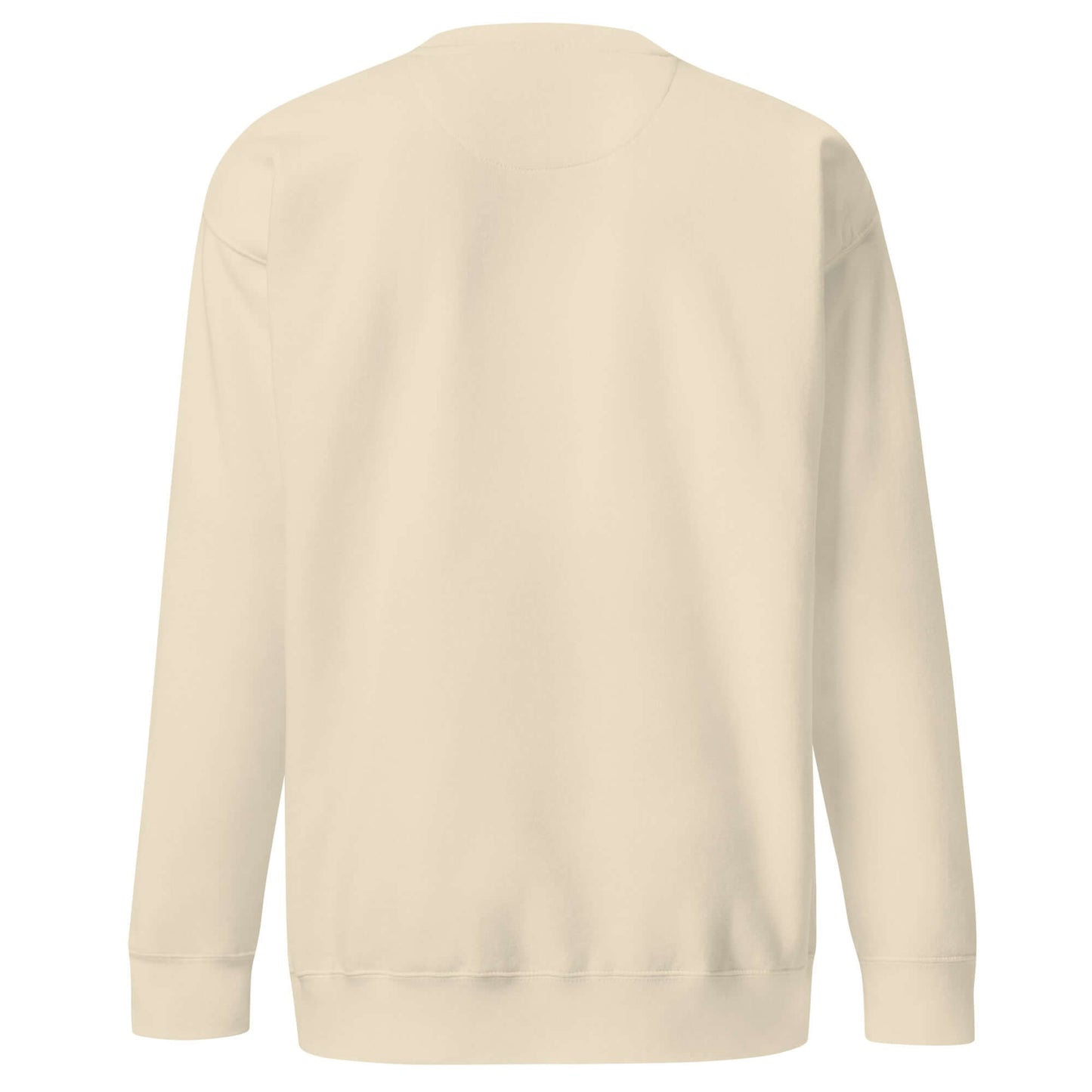 Back view of Women's Peace, Love, Pickleball Premium Sweatshirt, perfect for comfort and style on and off the court.