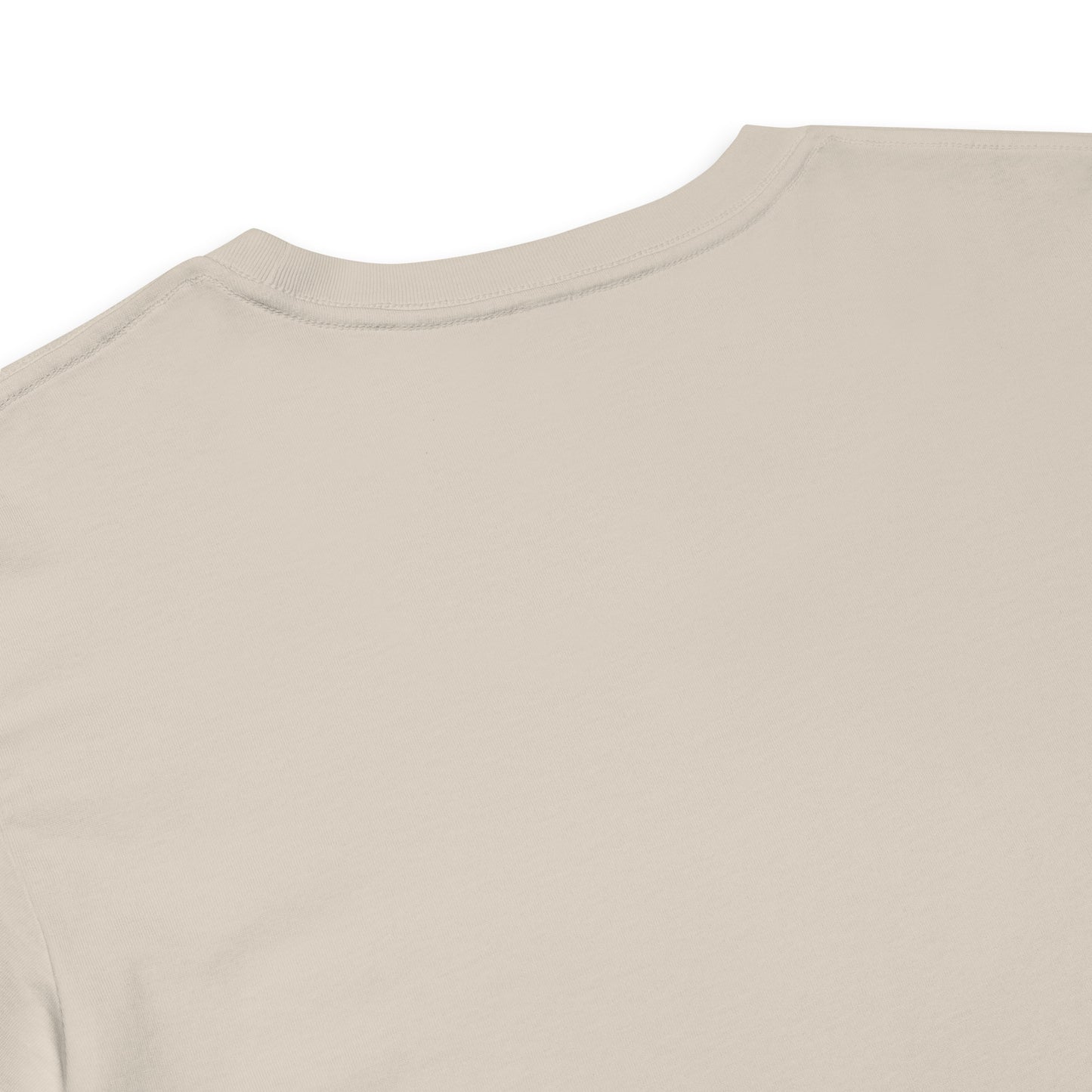 Back view of the Women’s LOVE Pickleball Crop Top showcasing soft cotton fabric and stylish design.
