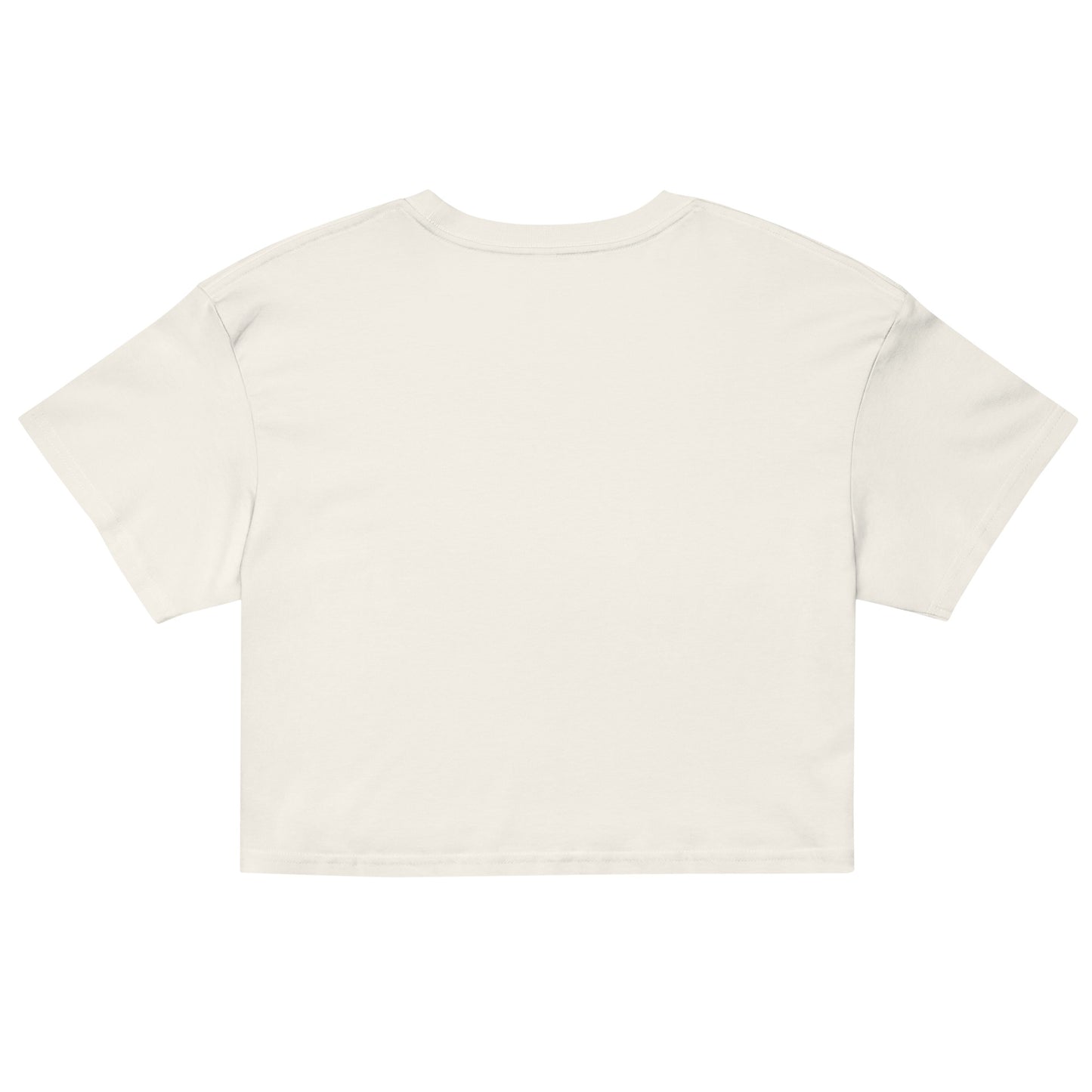 Back view of the Women’s LOVE Pickleball Crop Top in soft fabric, perfect for game day or casual outings.