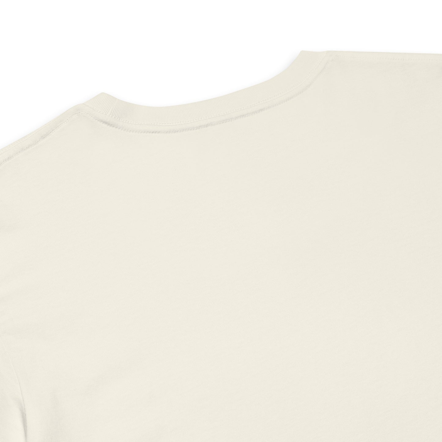 Back view of Women’s LOVE Pickleball Crop Top showcasing the soft cotton fabric and stylish neckline.