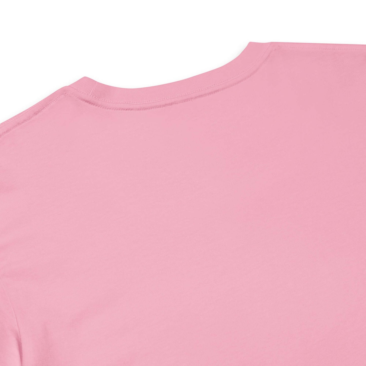 Back view of women's pink crop top, perfect for stylish pickleball fans.