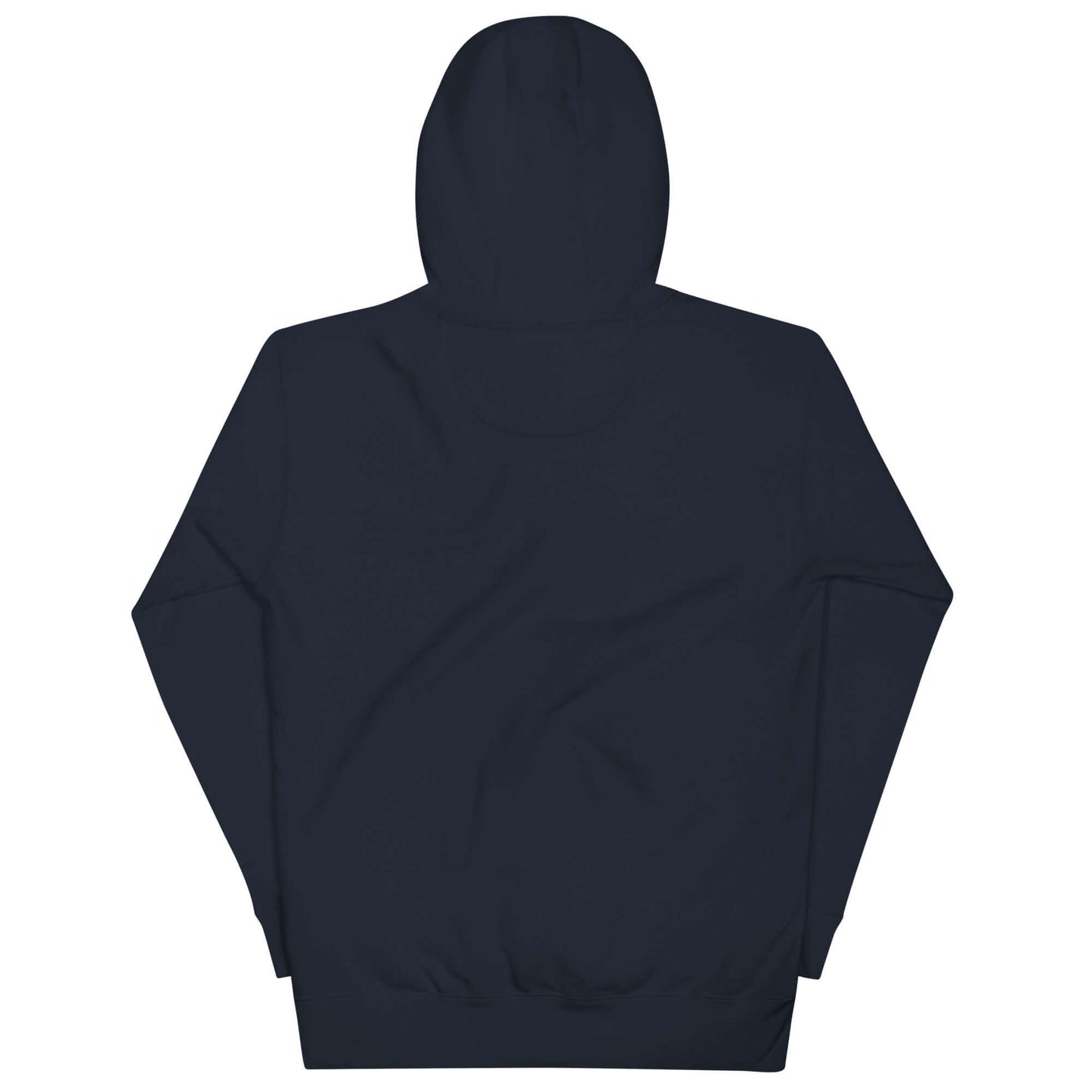 Back view of Women's Peace, Love, Pickleball Hoodie in dark color, ideal for casual wear and chilly games.