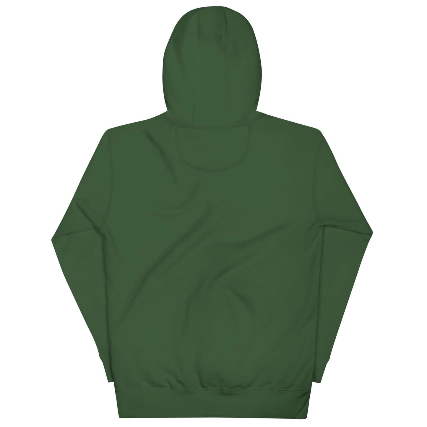 Back view of a green Women's Peace, Love, Pickleball Hoodie, stylish and cozy for casual wear.