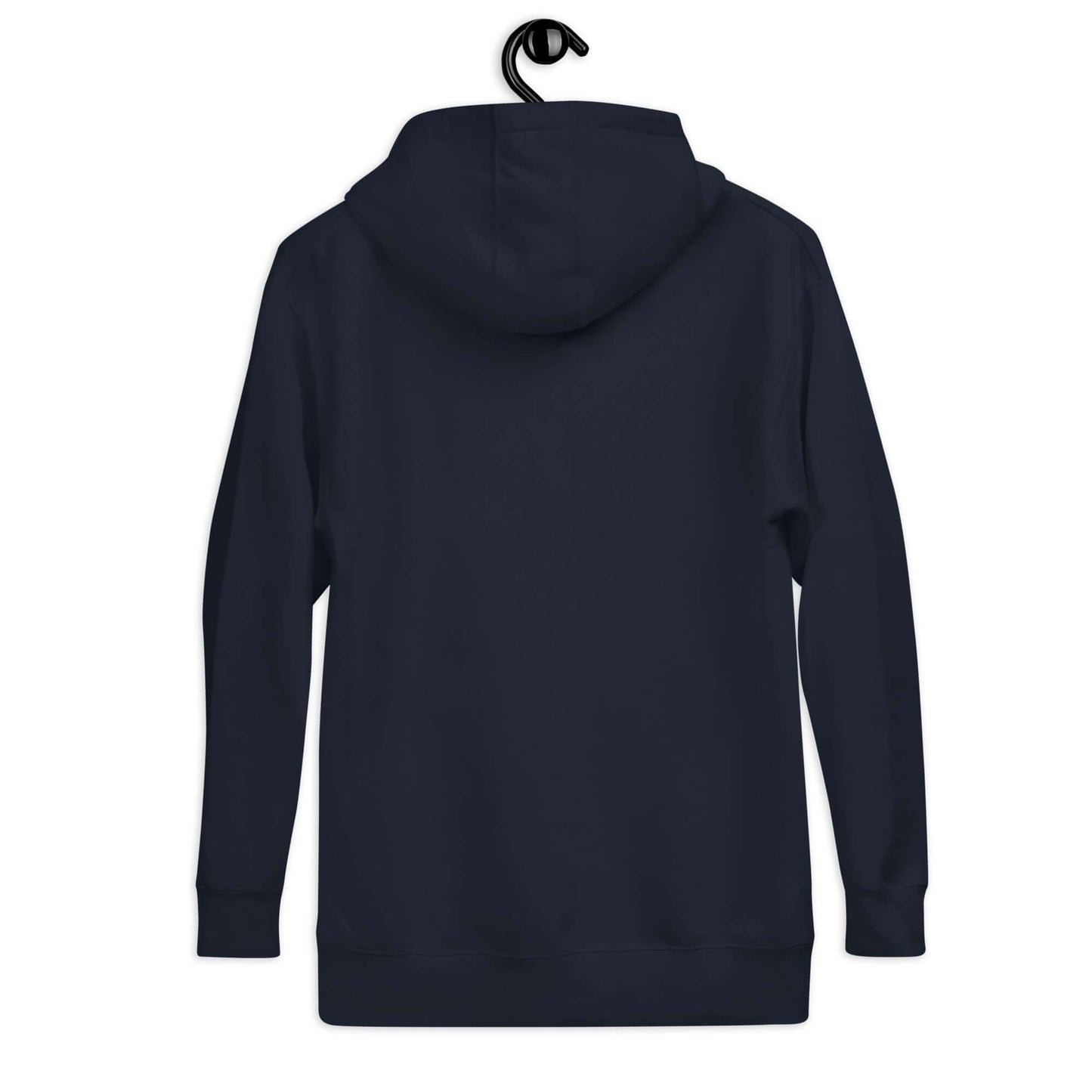 Back view of Women's Peace, Love, Pickleball Hoodie in dark color, ideal for casual wear and comfort.