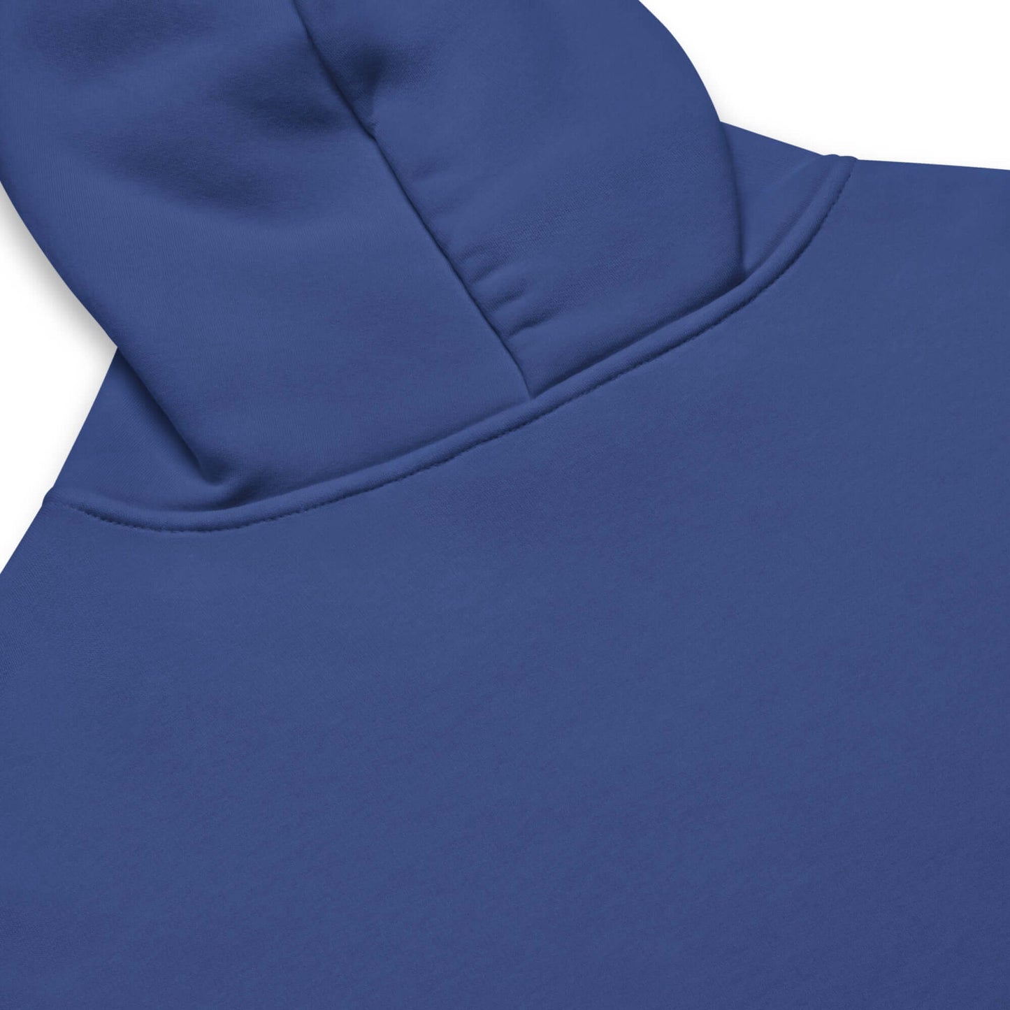 Cozy blue oversized hoodie featuring a stylish hood, ideal for comfort and trendy layering.