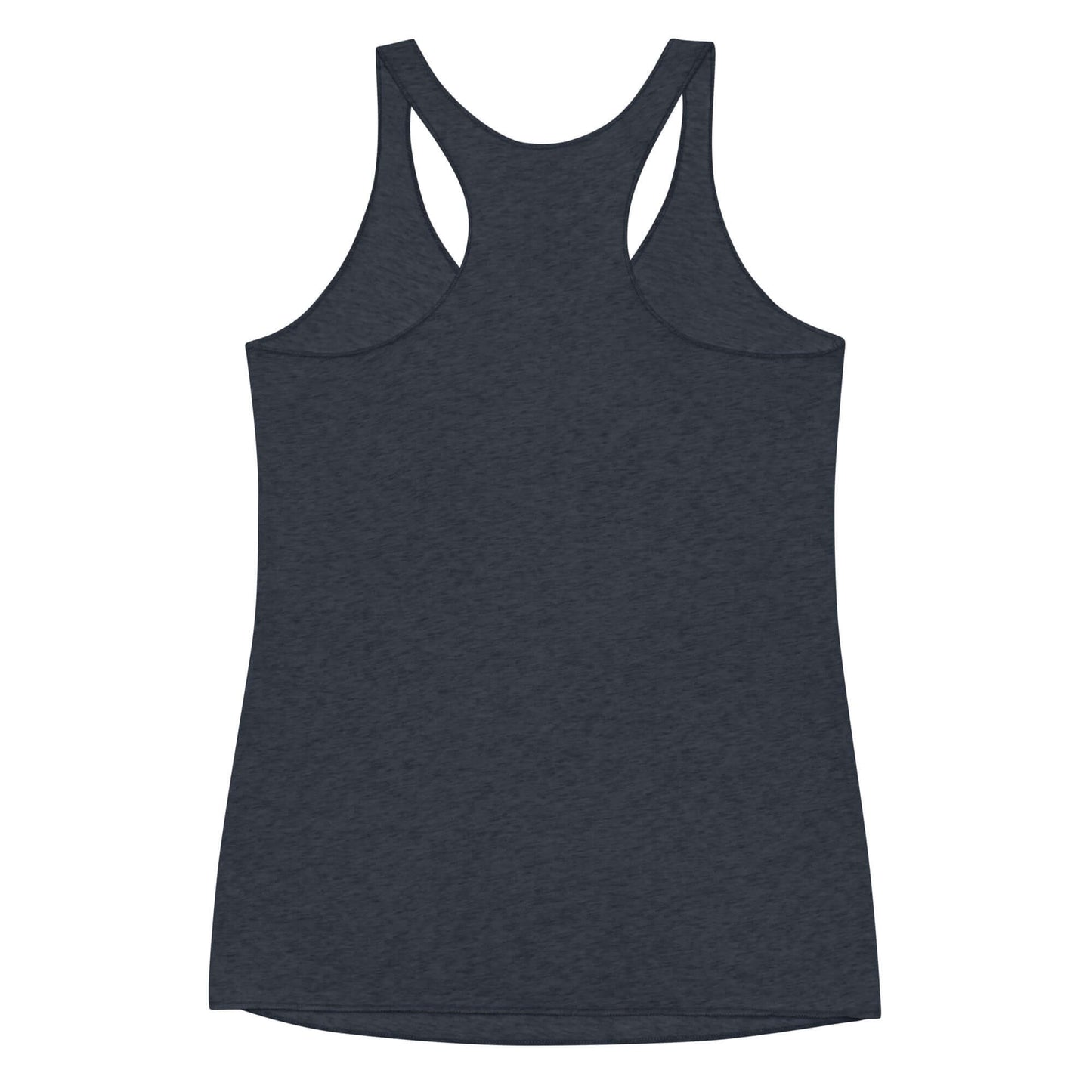 Back view of Women's Peace, Love, Pickleball Racerback Tank showcasing its stylish design and comfortable fit.