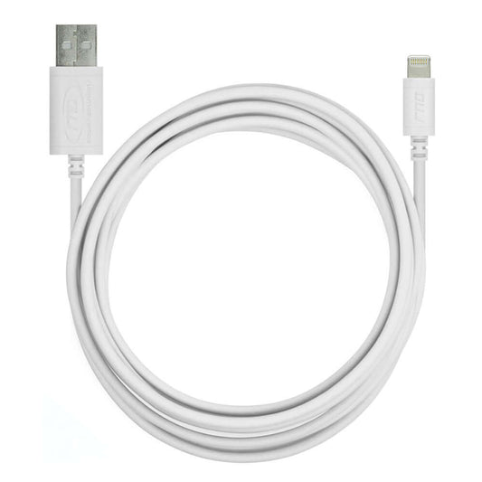 Apple certified lightning cable to USB for iPhones, iPads, and AirPods by RND Power Solutions.