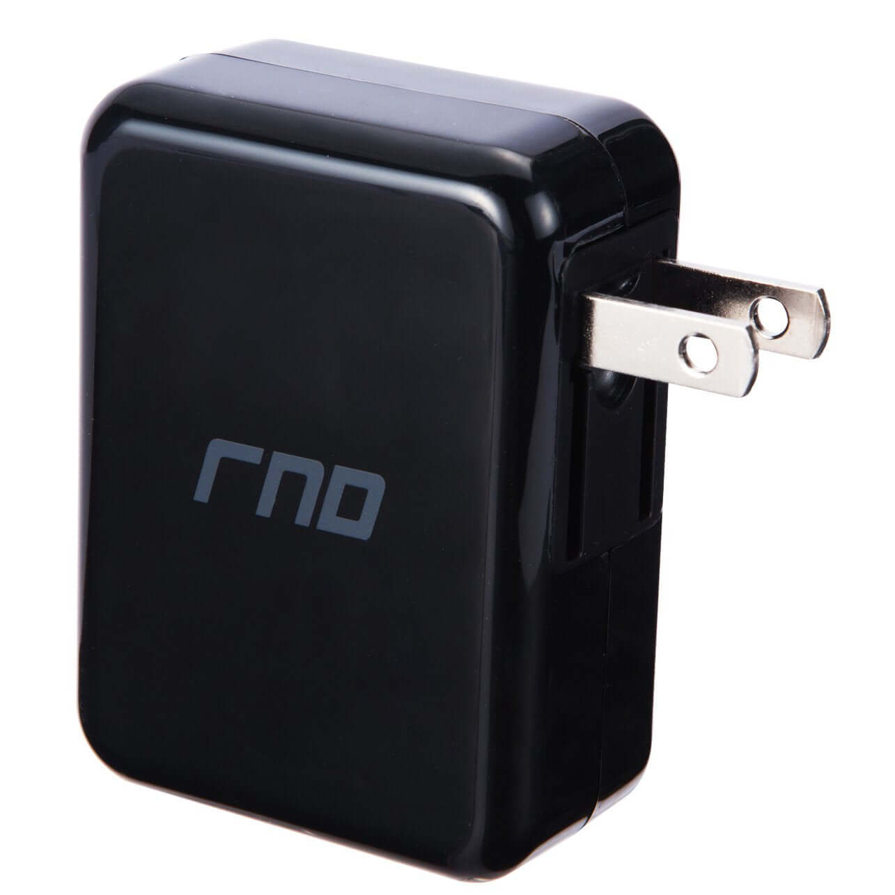 High-performance RND Power Solutions QC 3.0 USB AC Charger with plug for fast device charging via USB port.