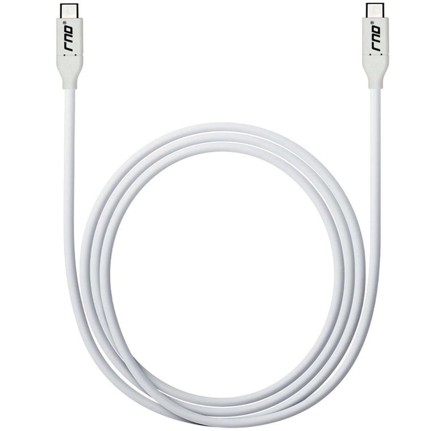 RND USB-C to USB-C cable with reversible slim design for fast 10Gbps data transfer and 4K streaming, featuring USB 3.1 technology.