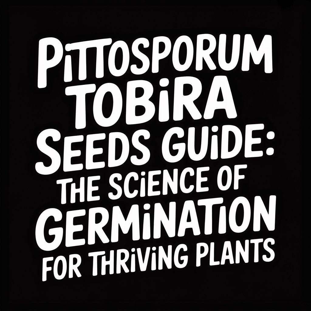 Pittosporum Tobira Seeds Guide: The Science of Germination for Thriving Plants