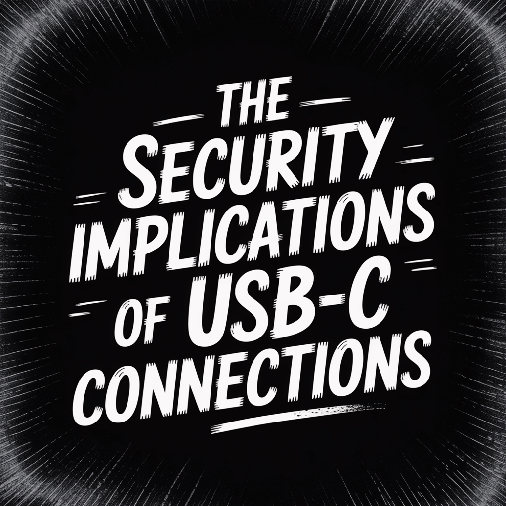Title graphic for an article on the security implications of USB-C connections.