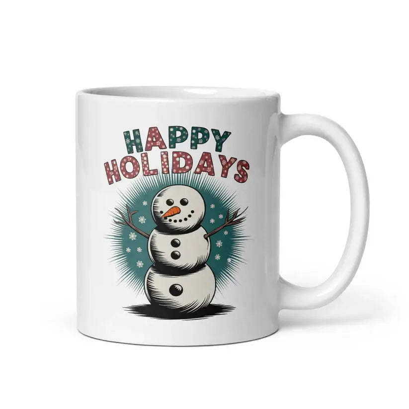 Warm Up Your Holidays: Sip Joyfully with the Festive Snowman Mug!