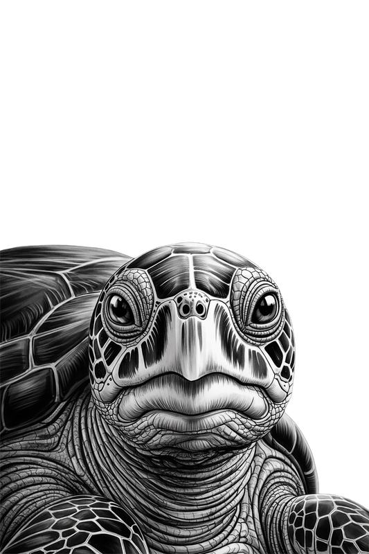 Phone Case Art: Ancient Sea Turtle Design
