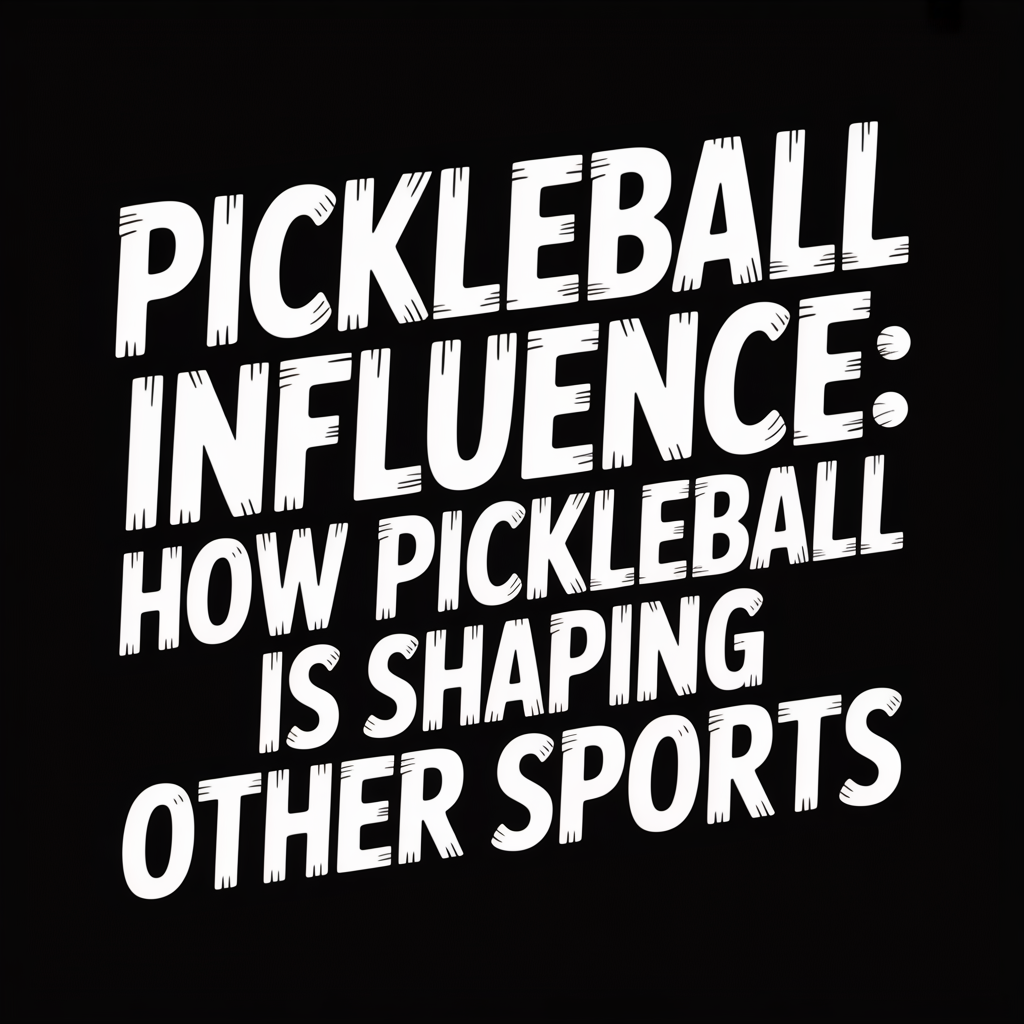 Pickleball influence on sports, showcasing how Pickleball is shaping other sports visually.