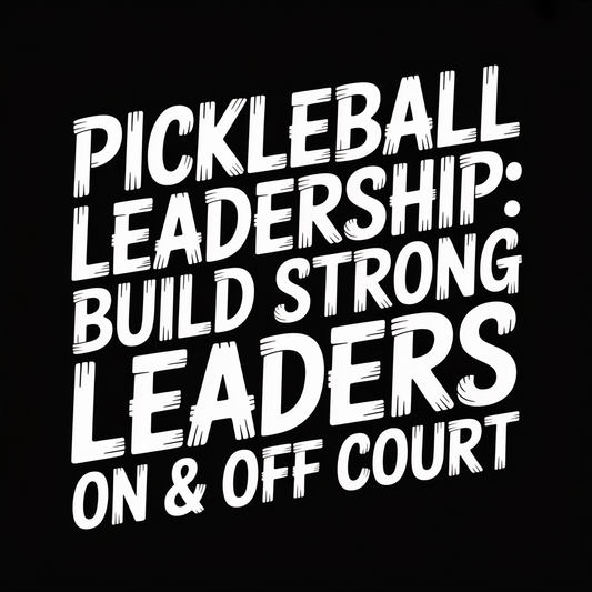 Pickleball Leadership: Build Strong Leaders On & Off Court