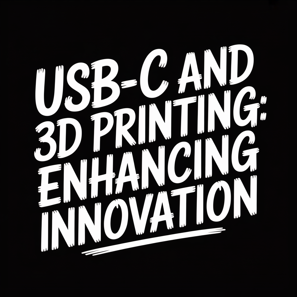 USB-C and 3D Printing: Enhancing Innovation