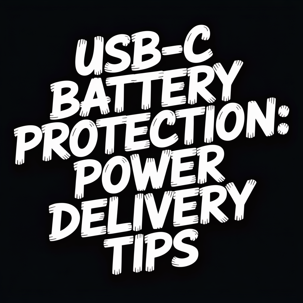 USB-C Battery Protection: Power Delivery Tips