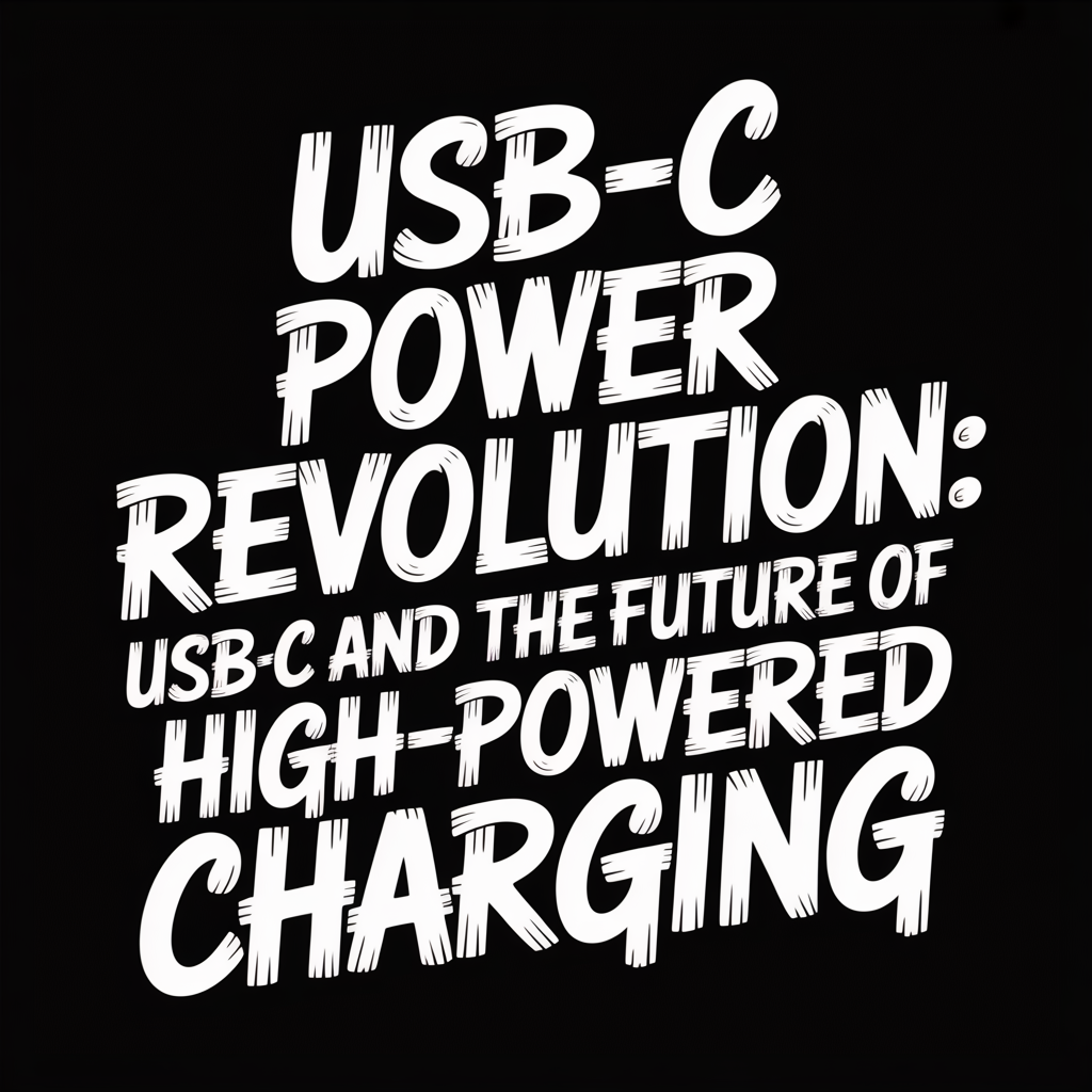 USB‑C Power Revolution: USB‑C and the Future of High‑Powered Charging