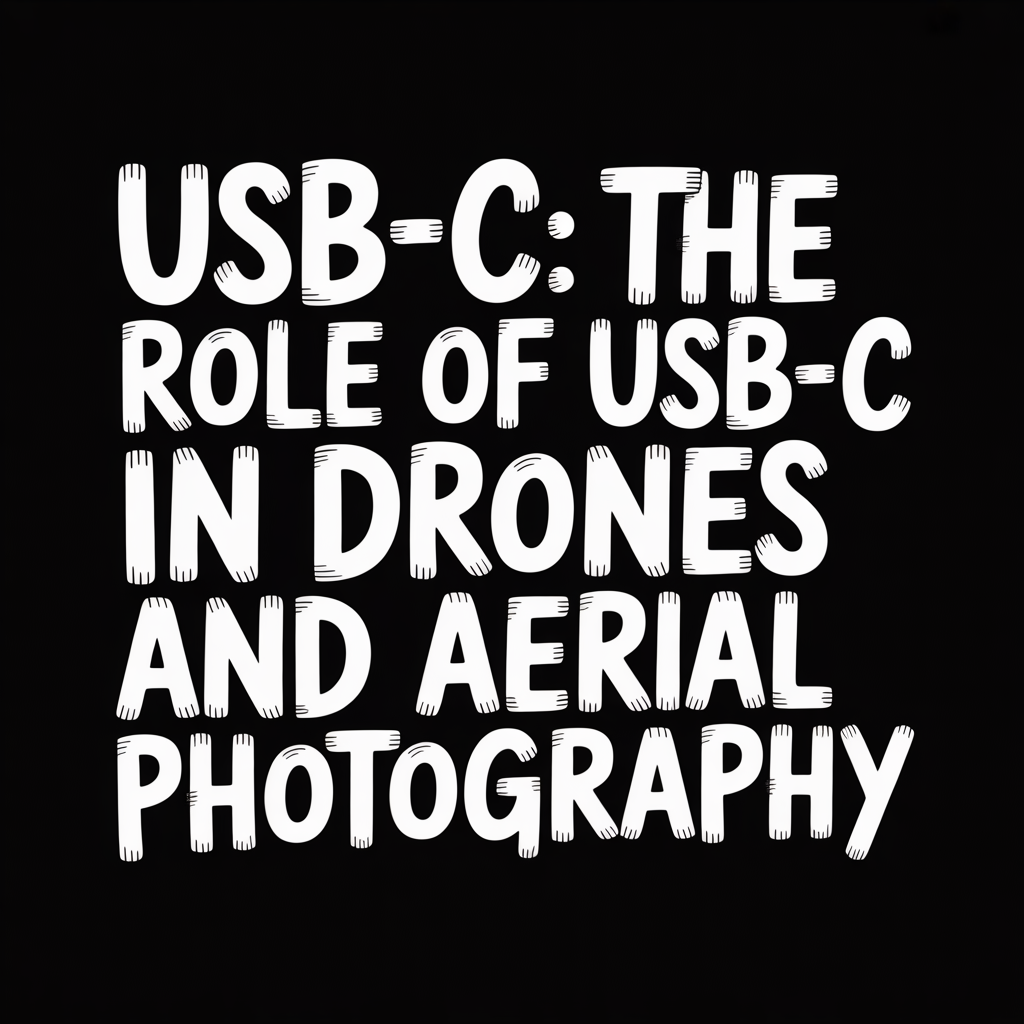 USB-C: The Role of USB-C in Drones and Aerial Photography