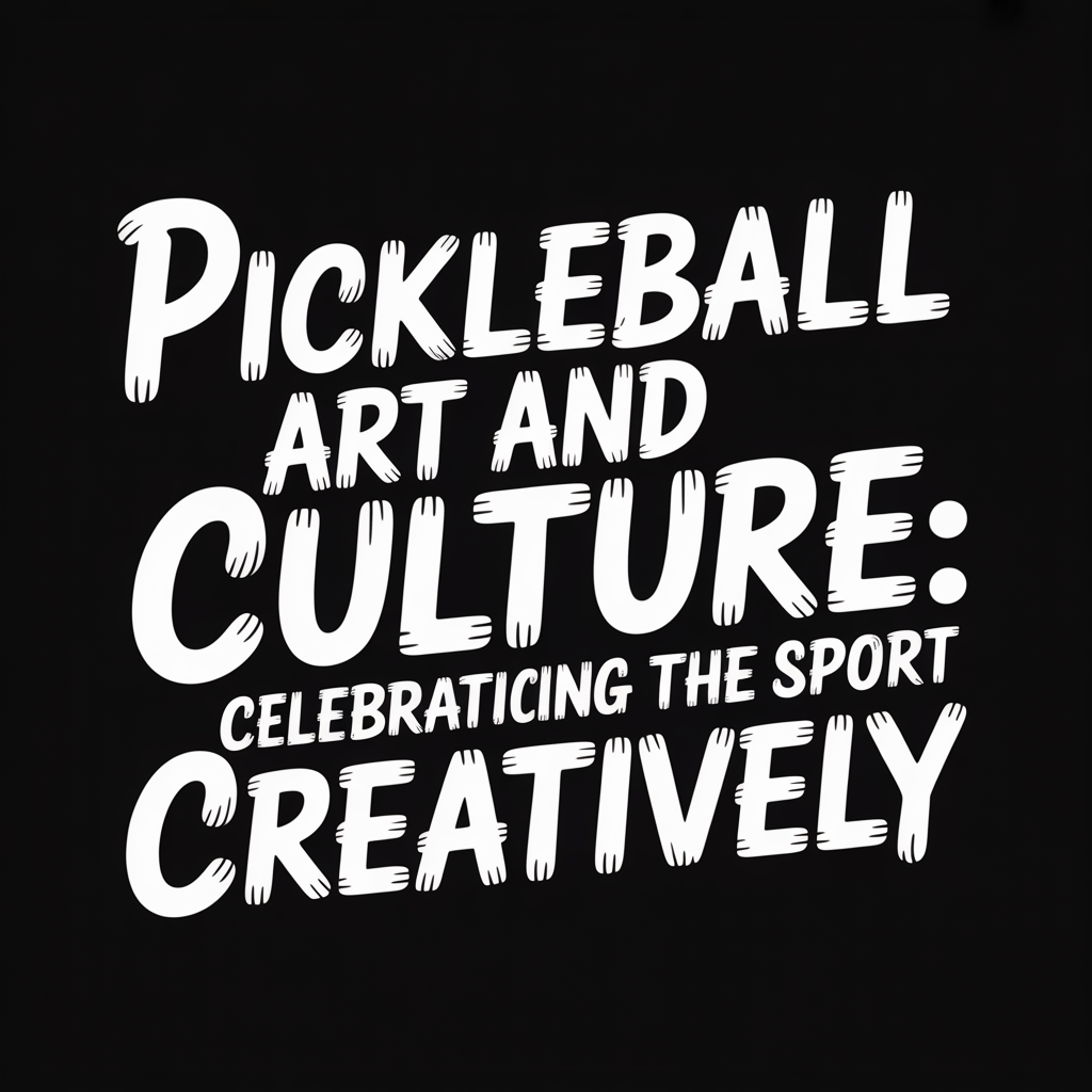 Pickleball Art and Culture: Celebrating the Sport Creatively